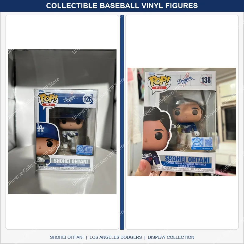 Funko Pop MLB Los Angeles Dodgers Shohei Ohtani Baseball Star Figure Desktop Ornament Collection Gift For Sports Fans Collectors