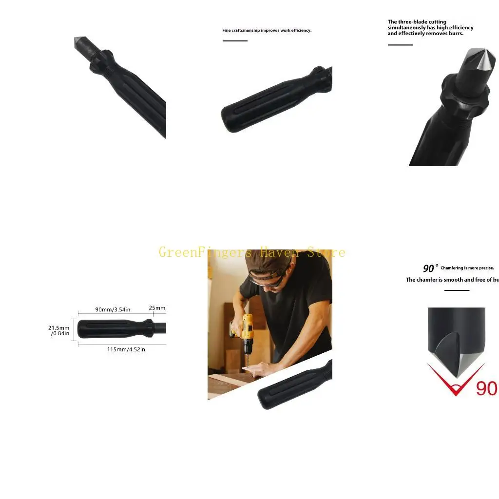 F68D Professional Deburring Reamer For Plastic Copper Iron Pipes Trimming Chamfering Function 6-30mm Burr Remove