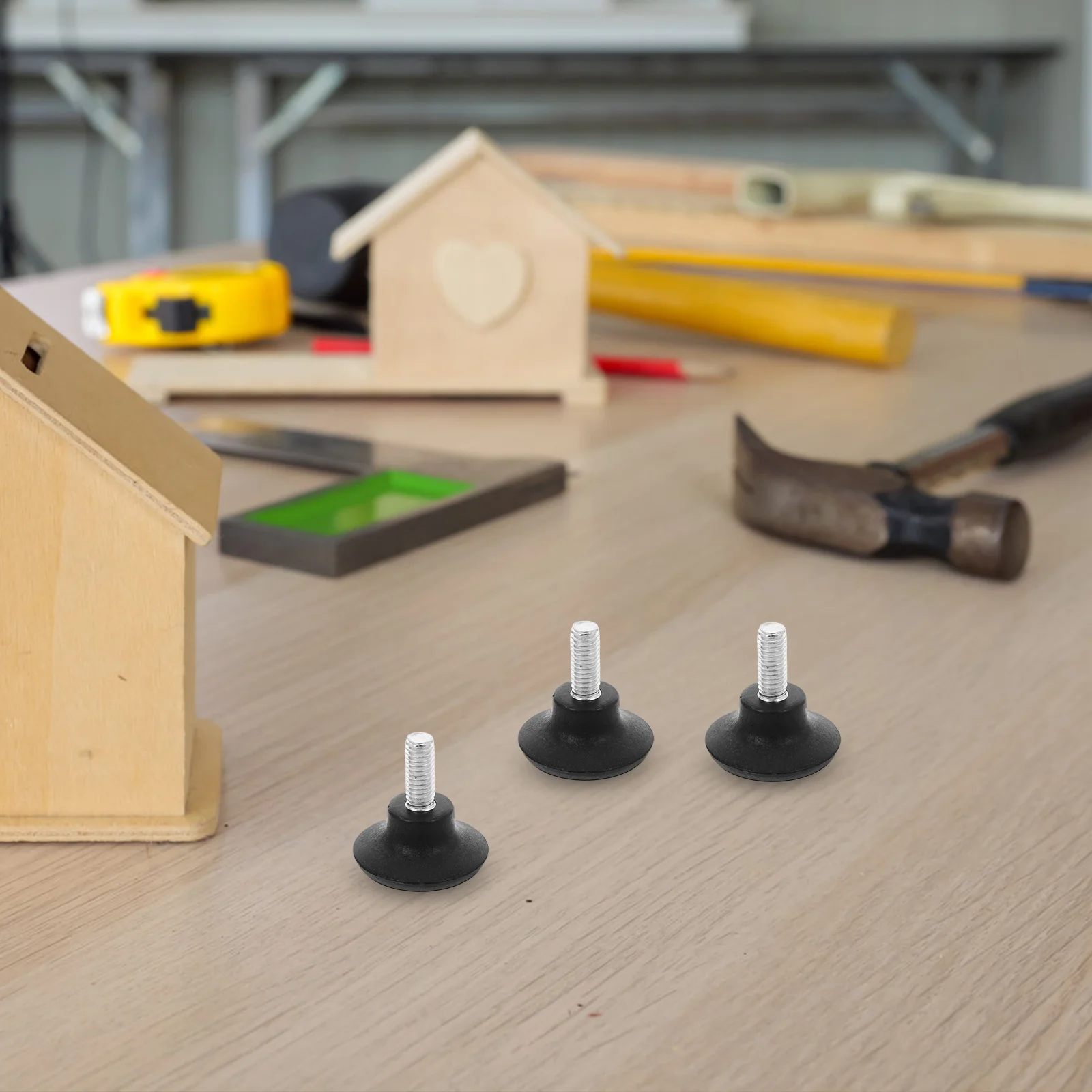 

20pcs Adjustable Furniture Feet Levelers Heavy Duty Height Adjusters For Tables Chairs Sofas Uneven Floors Scratch Resistant Pp