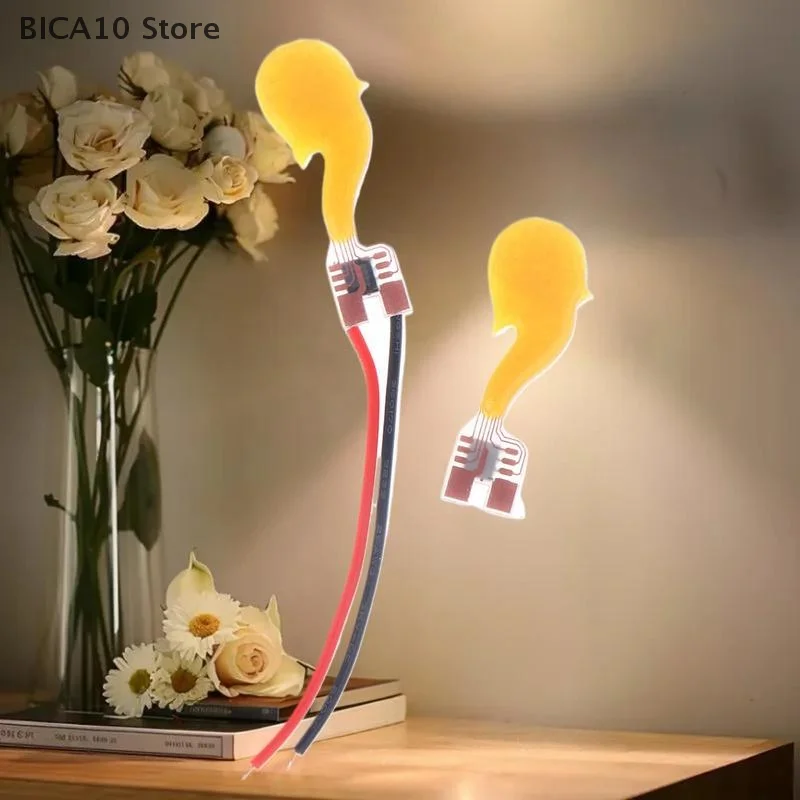 1 قطعة 3-5 فولت Led فلاش لهب الشموع اديسون لمبة LED خيوط 1800 كيلو COB ديود حفلة عيد ميلاد الديكور ضوء لمبة الملحقات