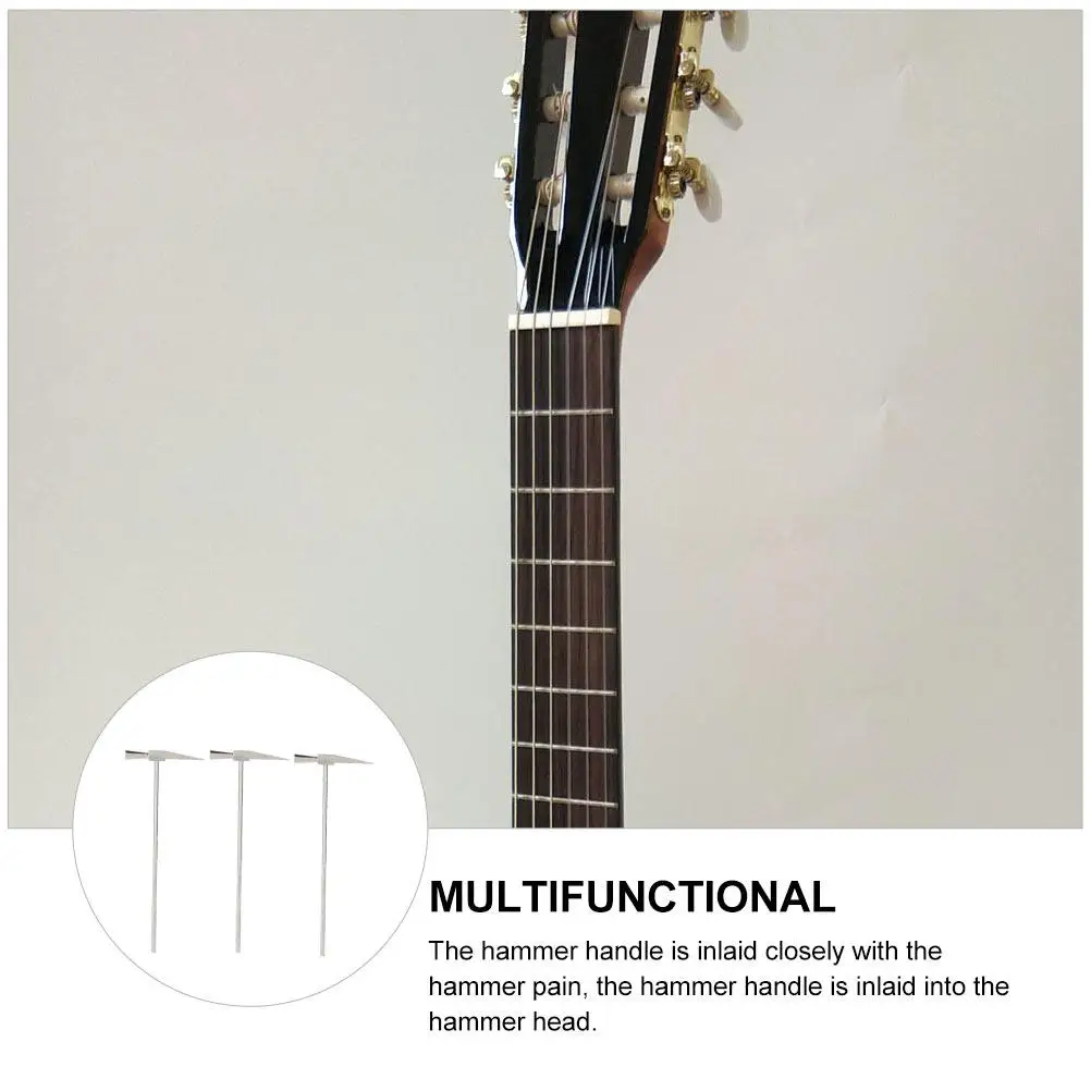 3Pcs Kalimba Tuning Hammers High Quality Iron Material Comfortable Grip Non Slip Design Sound Maintenance Tool