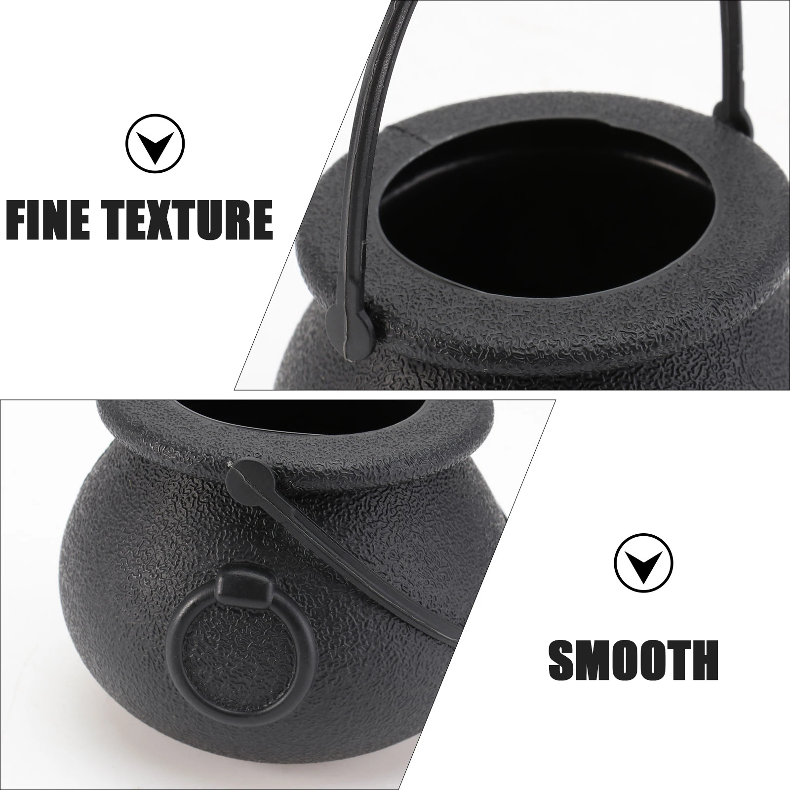 

12 pcs Halloween Witch Candy Jar Plastic Storage Container Party Decoration Horror Snack Holder Bucket for Bar Costume