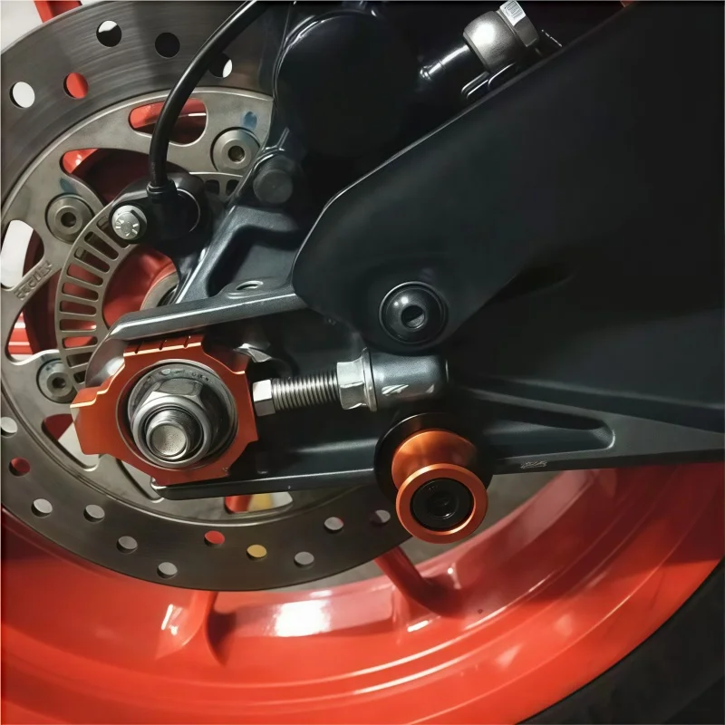 2 قطعة ل KTM Duke 125 200 390 990 برتقالي M10 Swingarm المتزلجون بكرات Paddock حامل البكرات سوينغ الذراع دراجة نارية الملحقات