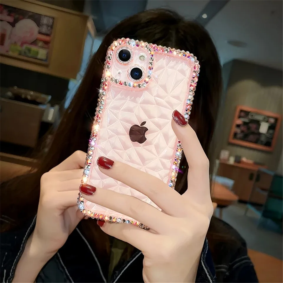 Luxury Glitter Bling Diamond Transparent Soft Phone Case For iPhone 16 15 14 13 12Pro Max 11 XS XR 7 8 Plus Clear Silicone Cover - AliExpress 202192403 Luxury Glitter Bling Diamond Transparent Soft Phone Case For iPhone 16 15 14 13 12Pro Max 11 XS XR 7 8 Plus Clear Silicone Cover - AliExpress 202192403