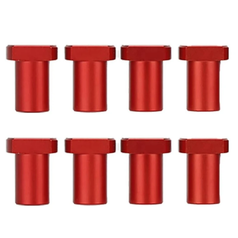 Bench Dogs, 8 Pack Aluminum Alloy Bench Dogs Woodworking Clamp MFT Table Stop for 3/4 Inch Dog Hole Red