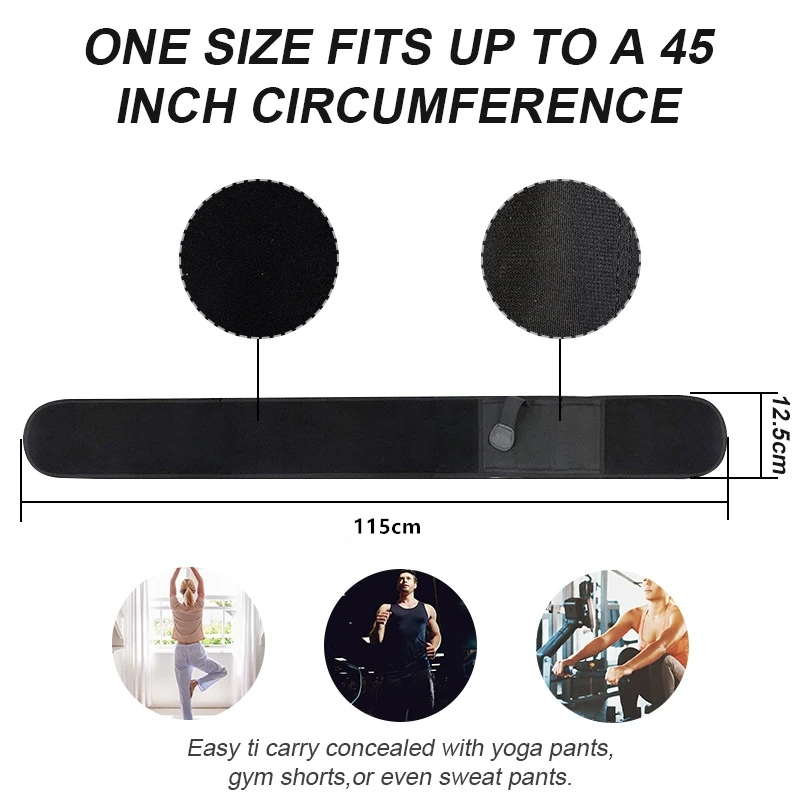 Funda táctica oculta para pistola con cinturón de cintura exterior