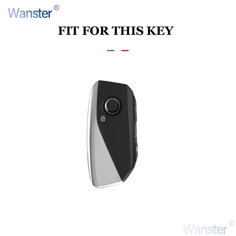 Leatehr Car Key Cover Smart Key Case Keychian for 2023 Bmw IX IX3 I7 X7 XM Bmw Energy Ix XM I7 X7 7 Series 2023 Accessories