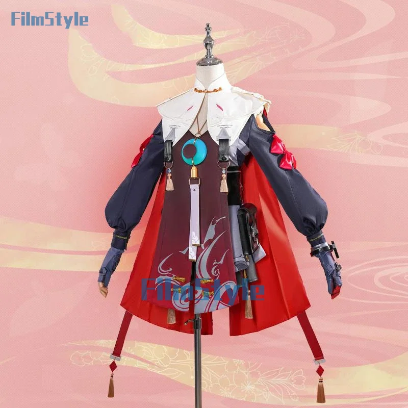 FilmStyle Danjin Cosplay Costume Wuthering Waves Dress Uniform Midnight Rangers Mutant Resonator Jinzhou Halloween for Women