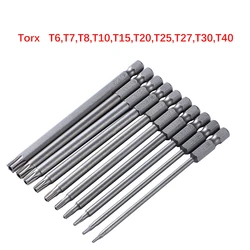 Screwdriver Set Strong Magnetic Batch Head Tamper Proof Security Torx Slotted Phillips Exagonal Screw Driver Bit Car Repair Tool