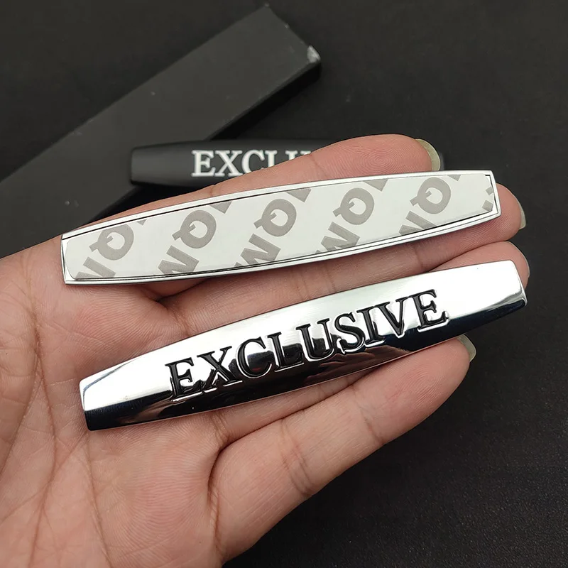 3d Metal Exclusive Badge Car Fender Trim Emblem Logo Decal For G Class A Class Exclusive Sticker Accessories