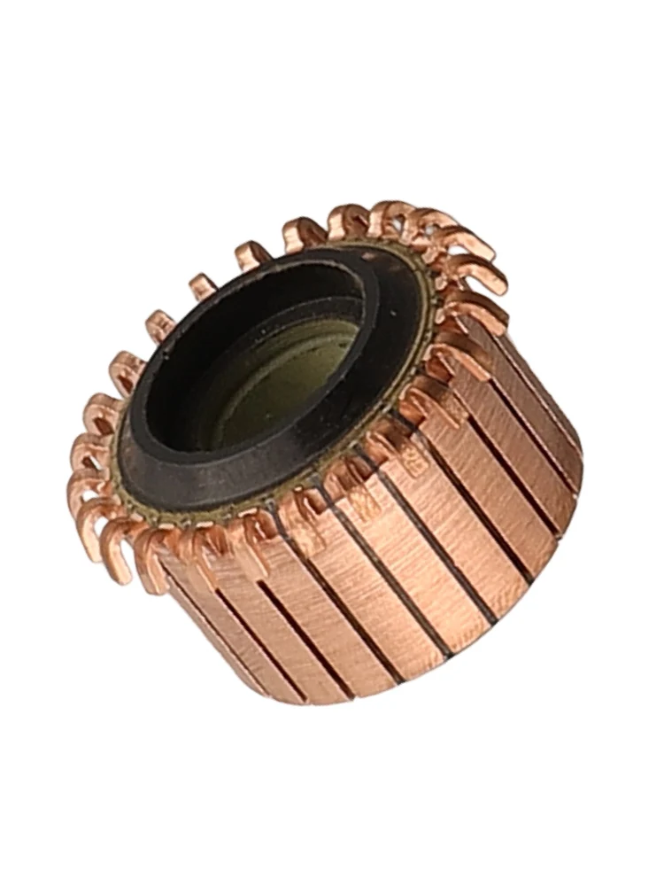 Motor Commutator Copper 24P Teeth Hook Type 28 5 x 11 5 x 18(21) mm for Use in Power Tools and Home Appliances