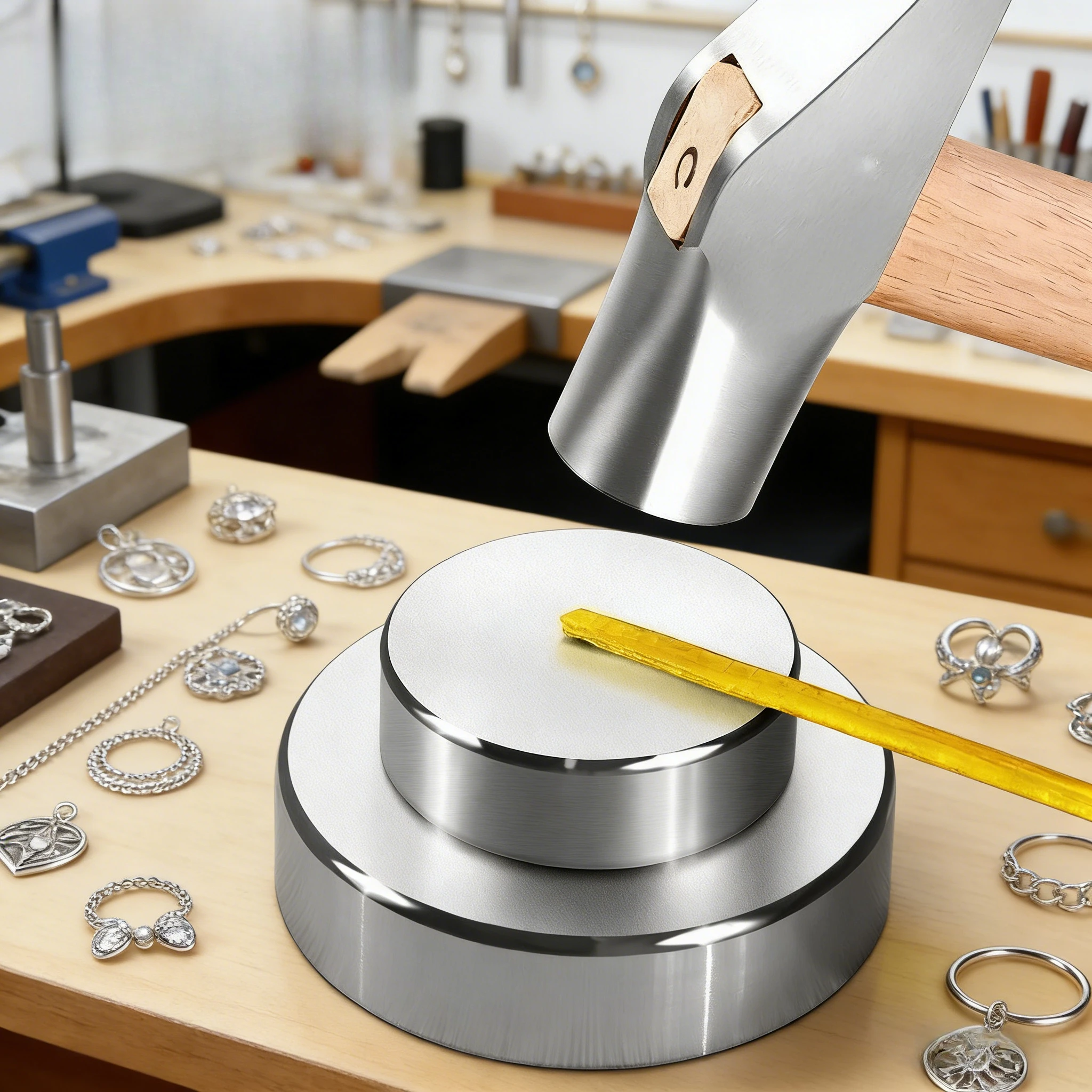 Heavy Duty Steel Bench Block W - Jewelry Making Desk review and price