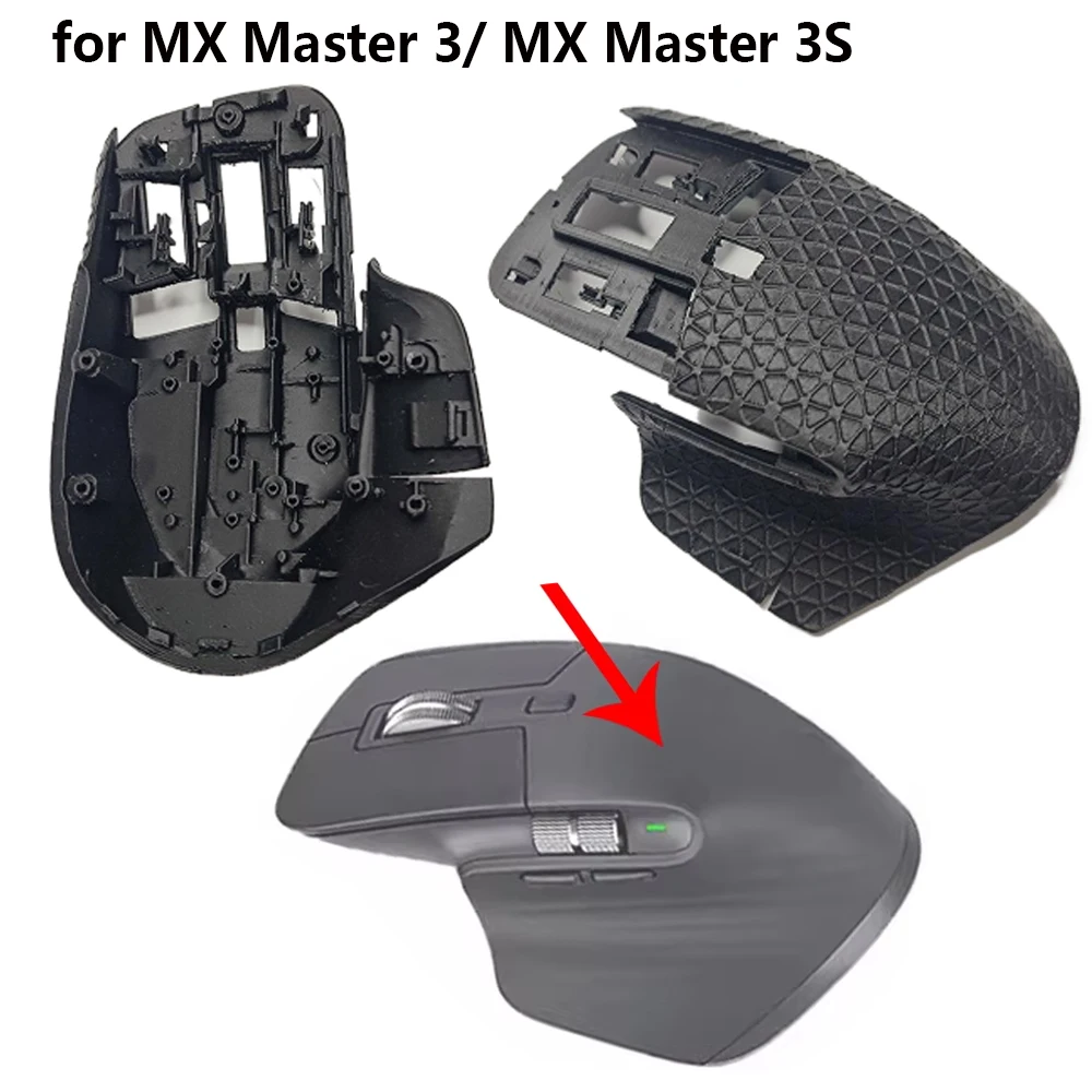 

Mouse Upper Shell Mouse Parts for Logitech MX Master 3S Replacement For MX Master 3 Top Shell Cover Case + Feet Pad Stickers