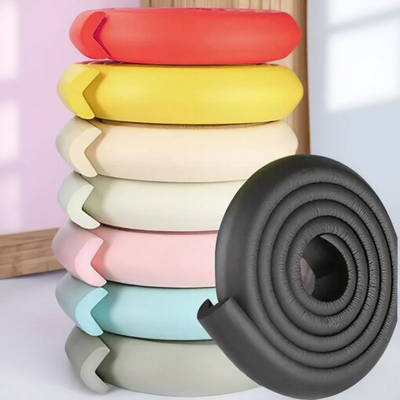 

207cm Child Safety Corner Bumper Strip L Shaped Thickened Protection for Baby and Kids Safe Home Use