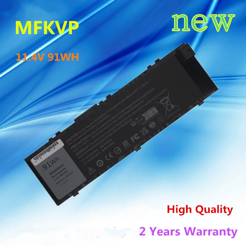 New MFKVP laptop Battery For Dell Precision 15 7510 7520 17 7720 7710 M7510 M7710 T05W1  1G9VM  GR5D3  0FNY7  M28DH