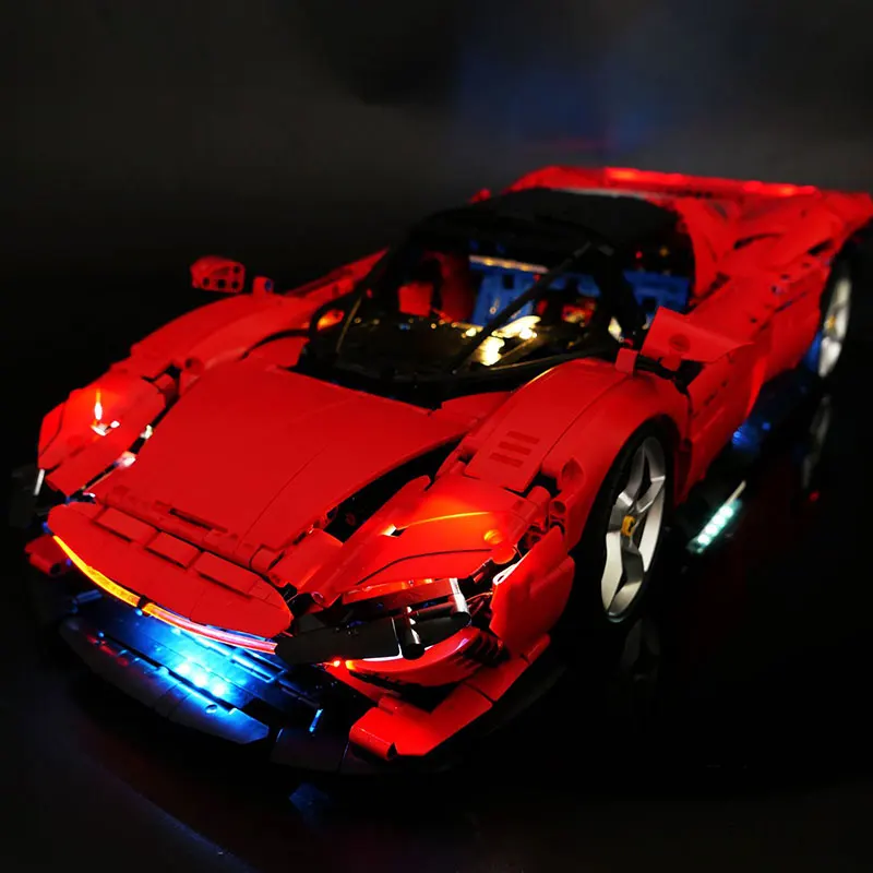 مجموعة إضاءة LED لـ LEGO 42143 Daytona SP3 Supercar مصباح ديكور هدية ذاتية الصنع (لا تشمل مجموعات الطوب لبنات البناء مجموعات النموذج)