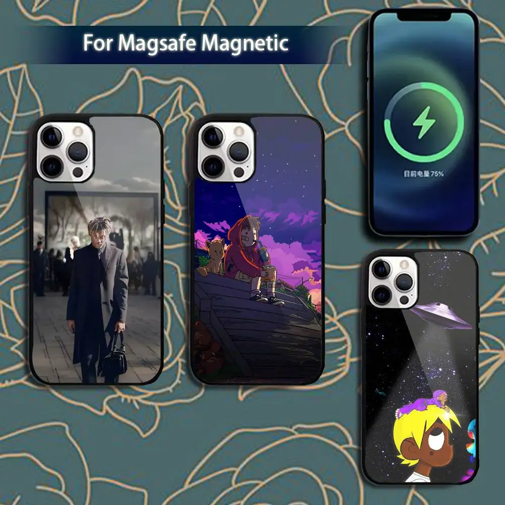 

Rapper X-XXXTentacionS-s Phone Case For iPhone 16,15,14,13,12,11,Pro,Max,Plus,Mini,Magsafe,Magnetic Wireless Charging Case