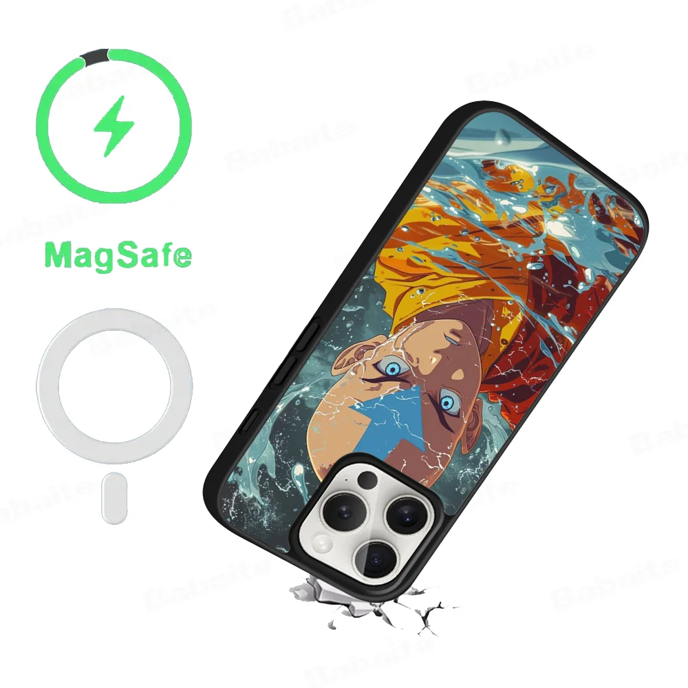 Avatar the Last Airbender  Phone Case Magesafe Magnetic Wireless Charge Case For iPhone 16 11 12 13 14 15 Pro Max Plus Mini