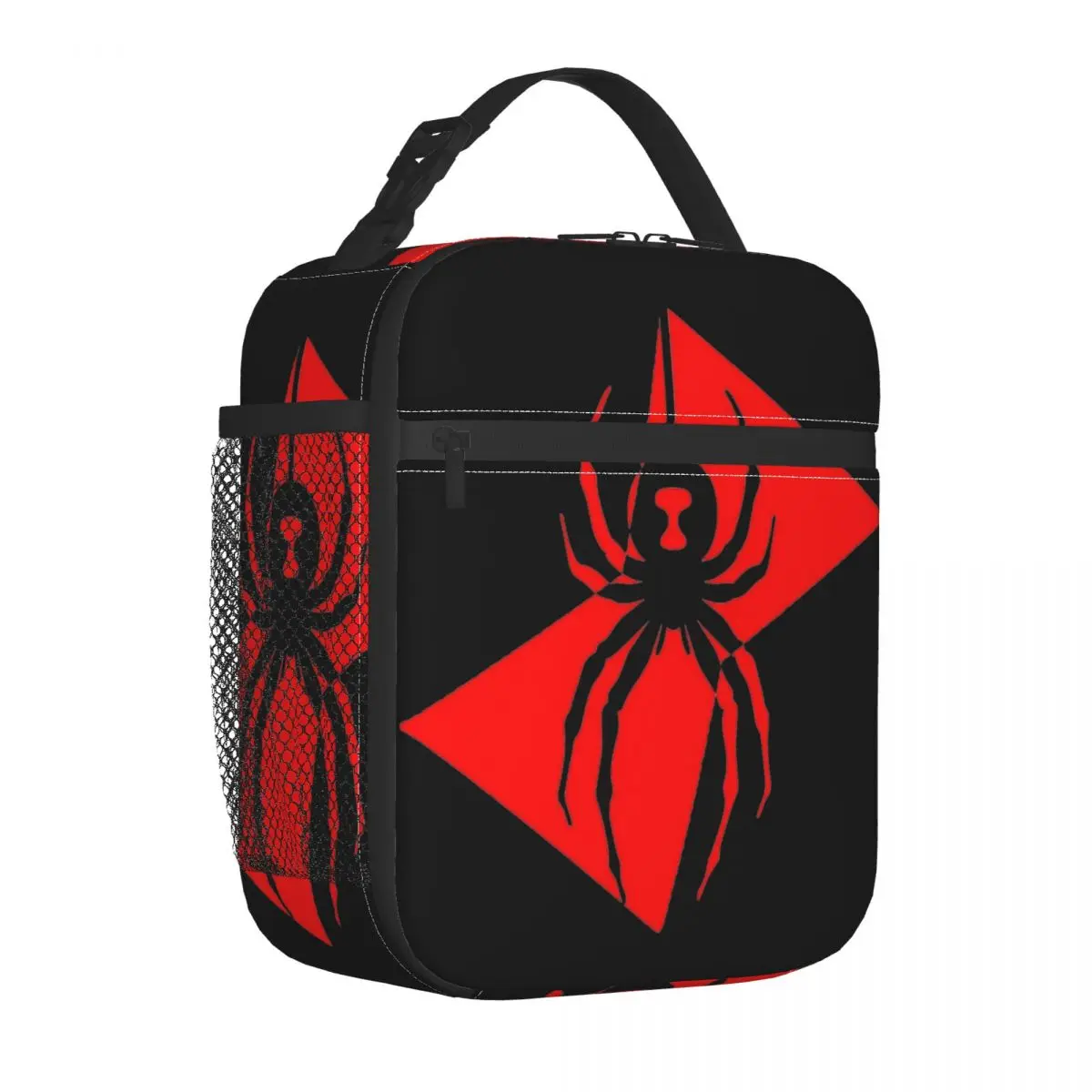 Black Widow Spider Insulated Lunch Bag Leakproof Lunch Container Cooler Bag Tote Lunch Box Office Travel Girl Boy