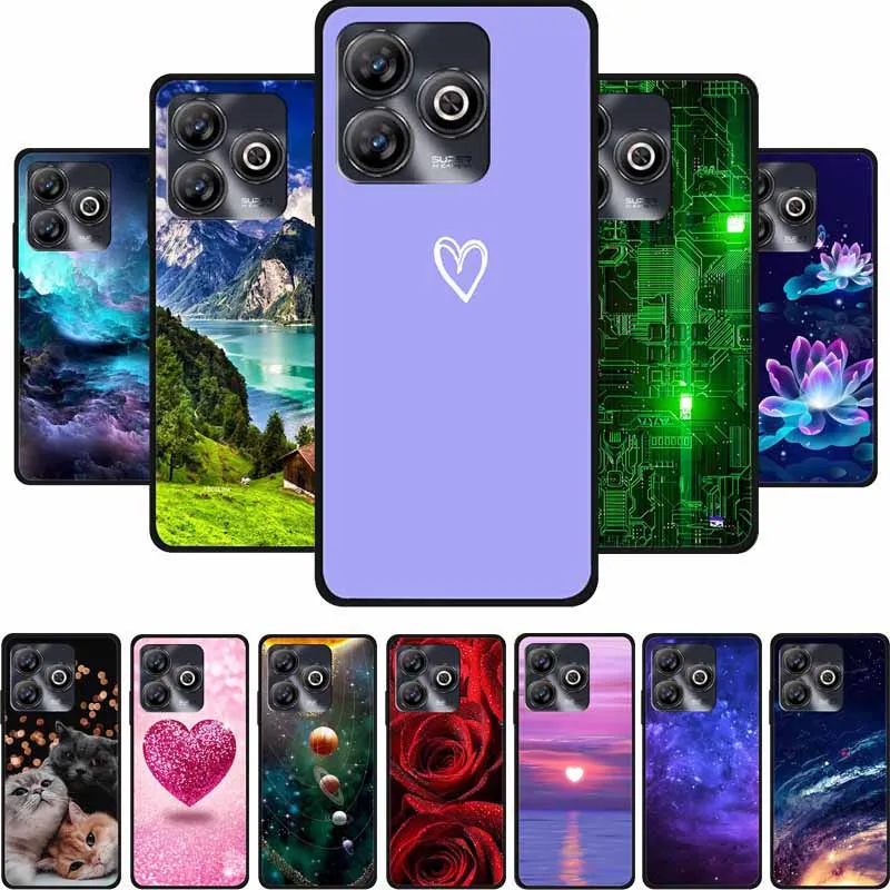 For ZTE Blade A75 4G Phone Case A 75 Coque Black Silicone Soft Back Cover For ZTE Blade V50 Smart V60 Design Axon 60 lite Case