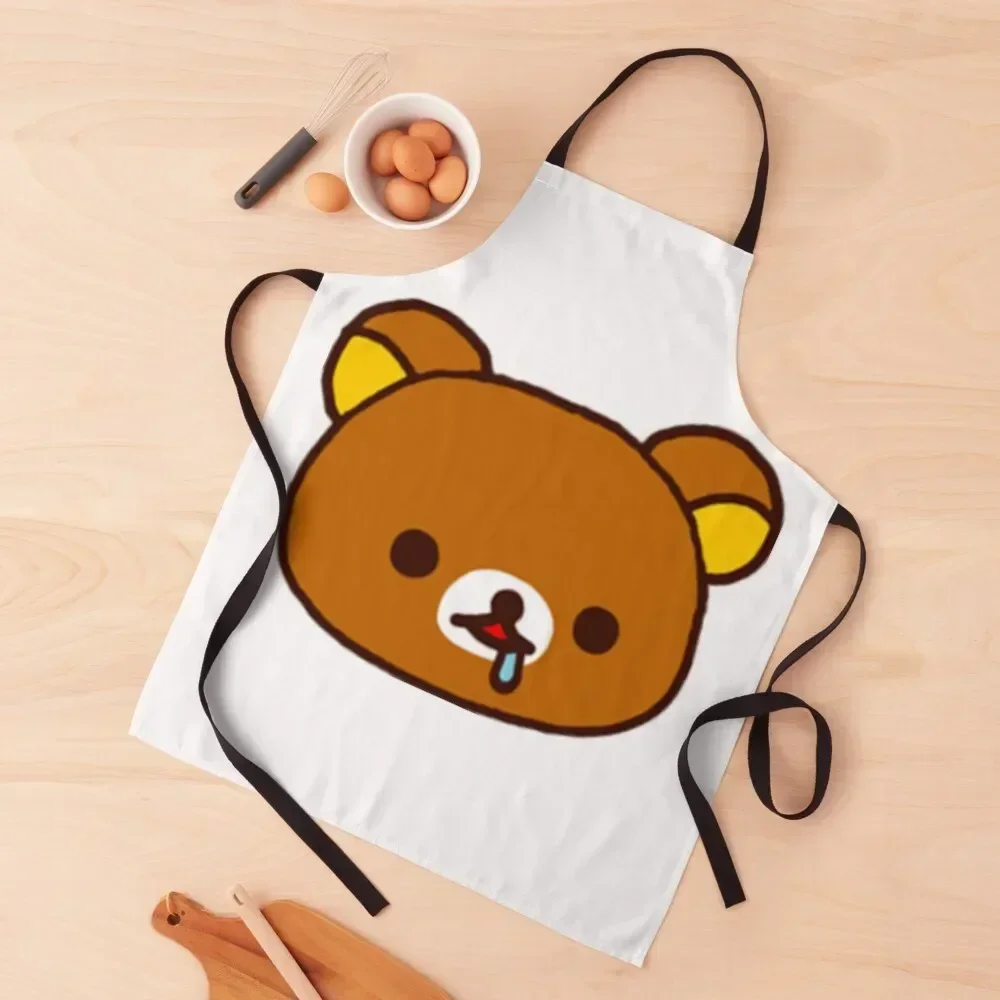 Rilakkuma Apron Cooking Clothes women's kitchens Apron