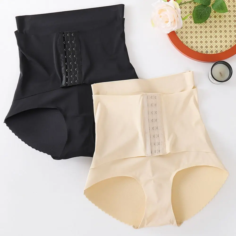 สบายด้วยแผ่นกระชับสัดส่วน Shapewear เอวสูง Shapers ยกสะโพก Shapewear BUCKLE Seamless Body Shaping Underpants ทุกวัน