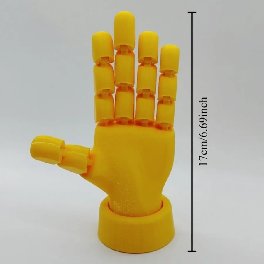 Hands with movable joints, 3D printed flexible finger decorations, perfect gifts for family and friends
