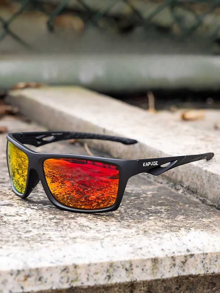 AliExpress kapvoe Kapvoe Fishing Sunglasses Polarized Sunglasses for Men Hiking Eyewear UV400 Lens HD Lens Outdoor Sunglasses 2026 Cycling Glasses