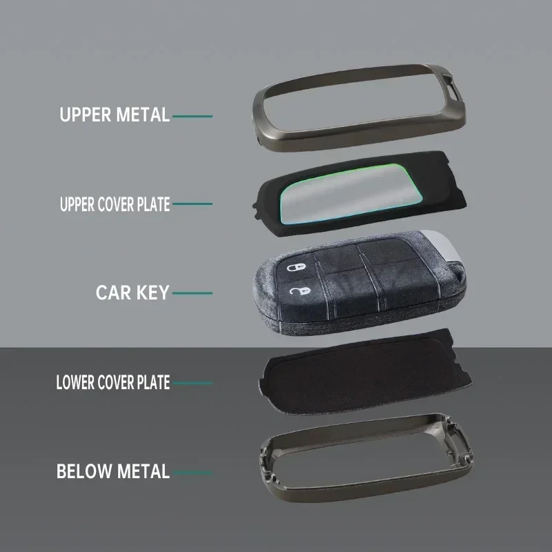 Zinc Alloy Car Key Case Fit For Dodge RAM Challenger Charger 1500 Journey RAM Remote Control Protection For DODGE RAM Logo Shell - view 5