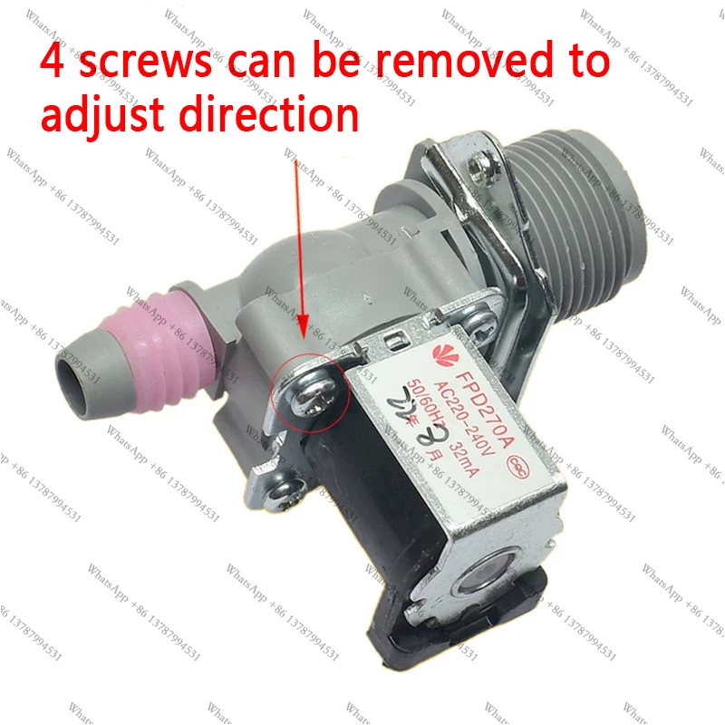 washing machine inlet valve single head inlet solenoid valve