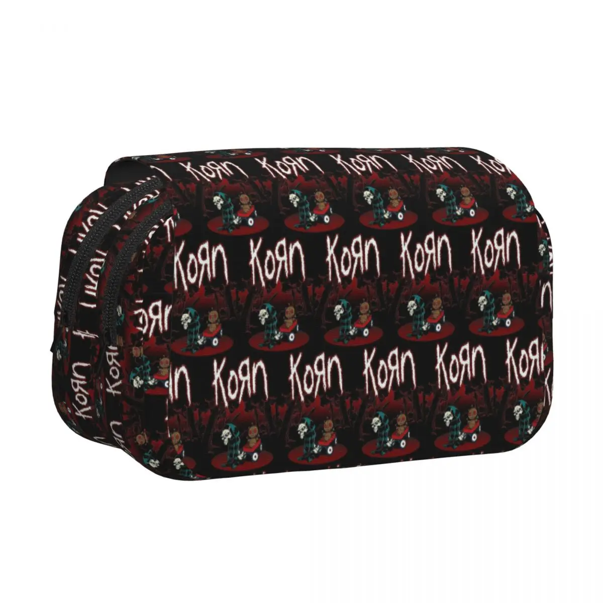 Korn Heavy Metal Band Album Tour 2024 Pencil Case Pen Holder Hard Shell Large Storage Pen Box Pencil Bag for Students School