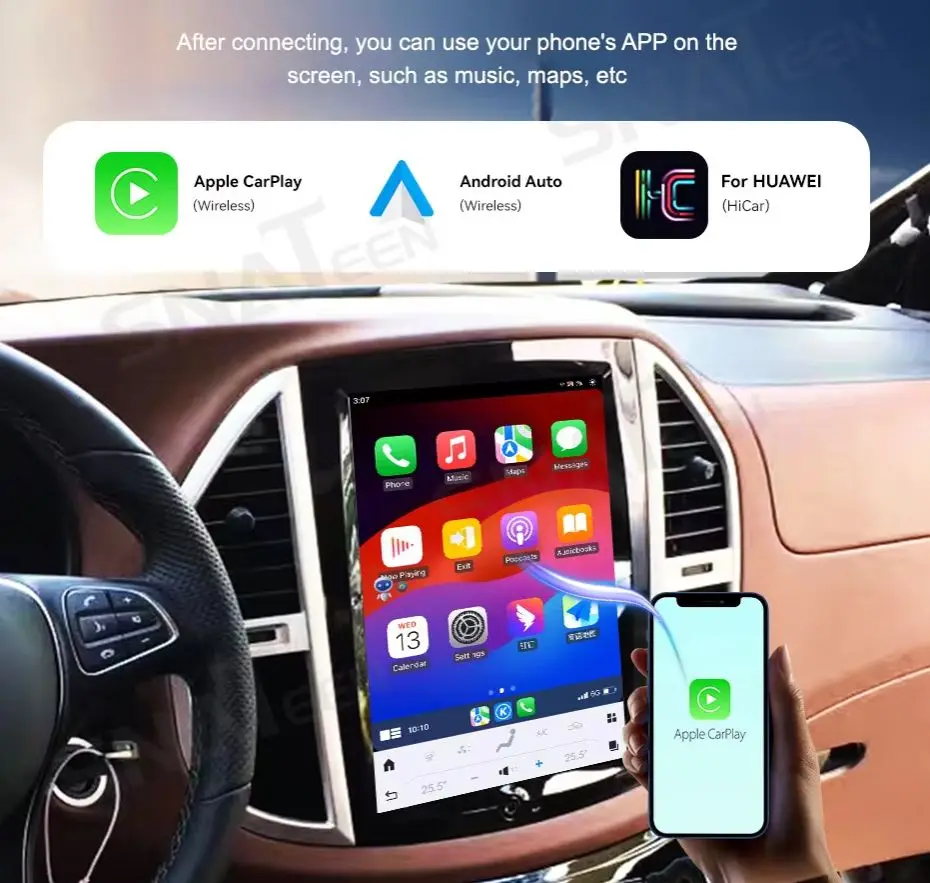 

Ультратонкий HD-экран Android 13, для Mercedes-Benz Vito 2016-2021, 12,1 дюйма, автомобильное радио, GPS-навигация, радиолента, мультимедийный плеер