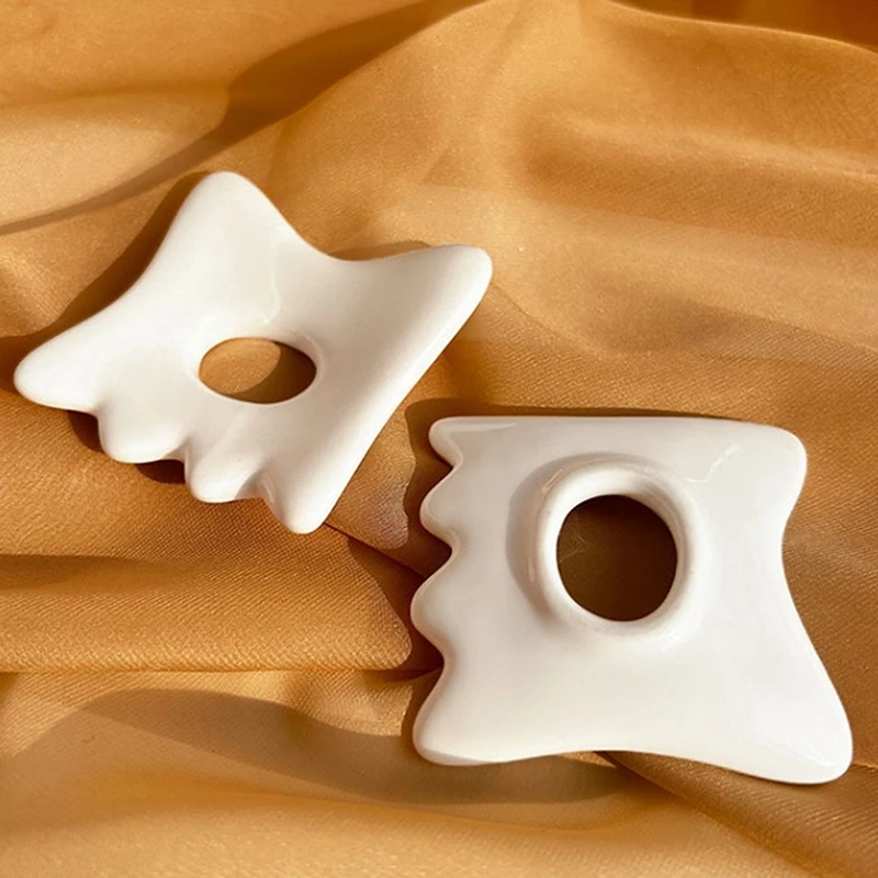 

Facial Scraping Tool Ceramic Gua Sha Board Anti Aging Facial Skin Care Reducing Dark Circles Removal Wrinkle