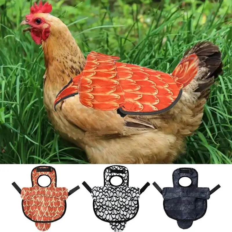 

New Chicken Hen Mating Saddle Chicken Apron Back Protector for Hens With Adjustable Strap Outdoor Use for Hens Roosters