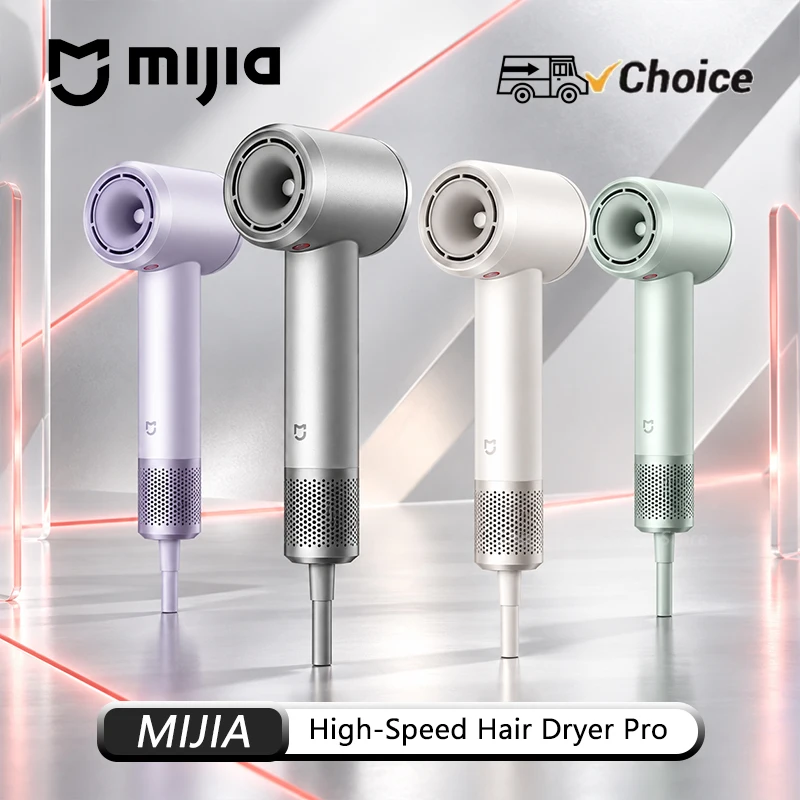 Original NEW MIJIA High-Speed Hair Dryer Pro 110000RPM 70m/s Magnetic Concentrator Nozzle 200M Negative Ions Hair Care 220V CN