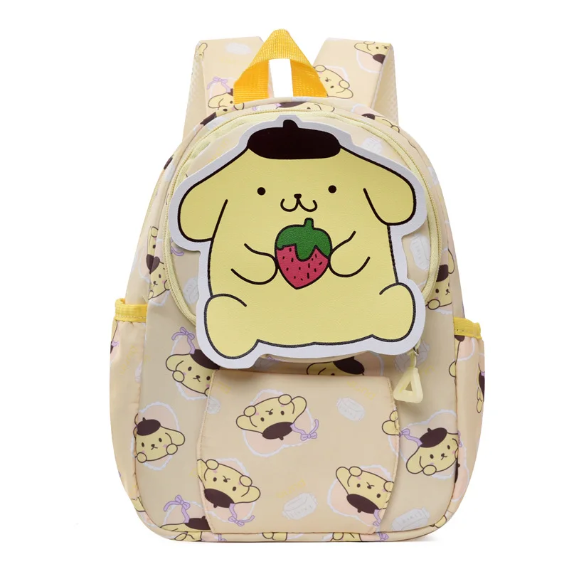 Schoolbag Hello Kitty Backpack Kuromi Cinnamoroll Printed Book Bag School Supplies High Capacity Shoulder Kid Bag Gifts