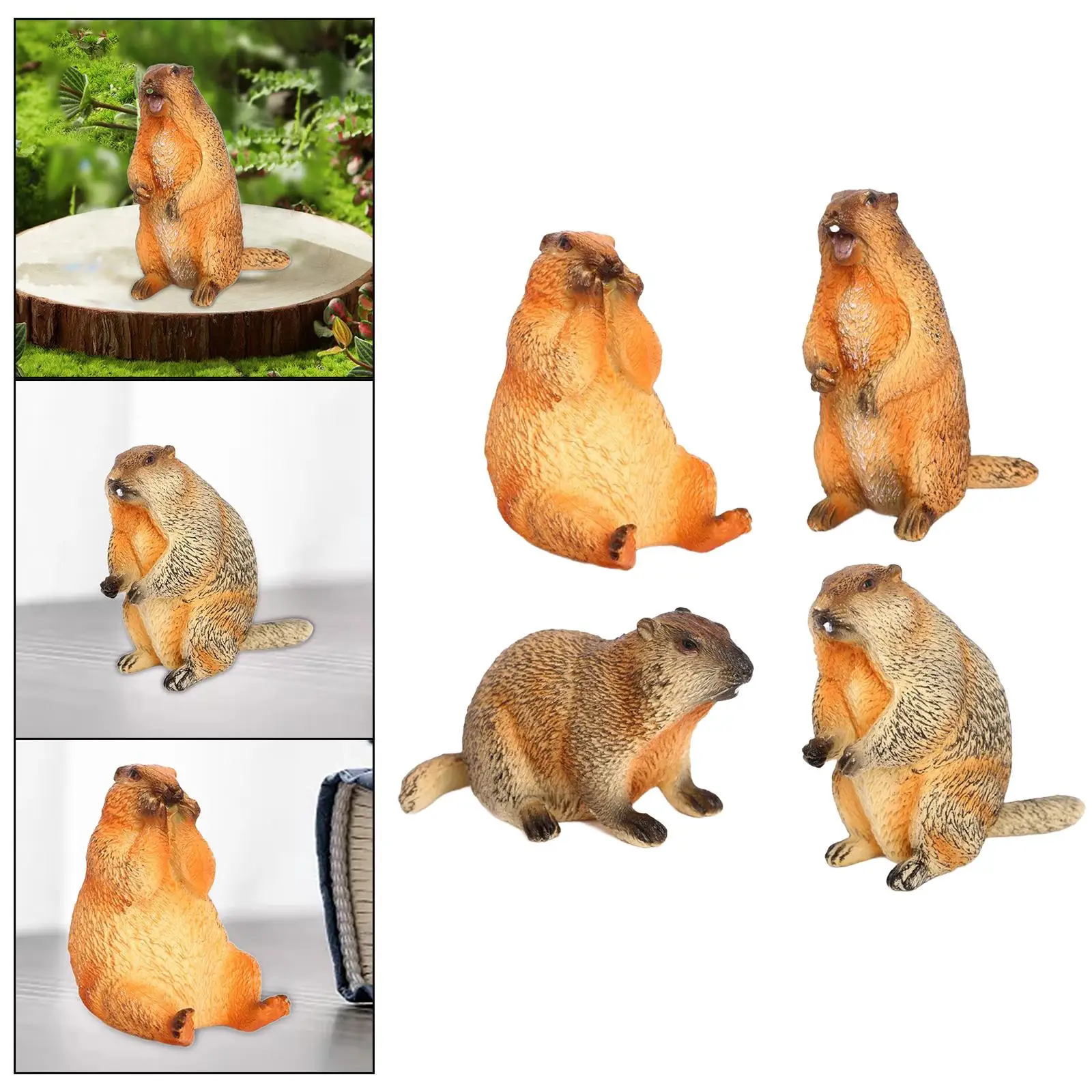 Simulation Toy Animal Model Realistic Portable Ornament Figurine for