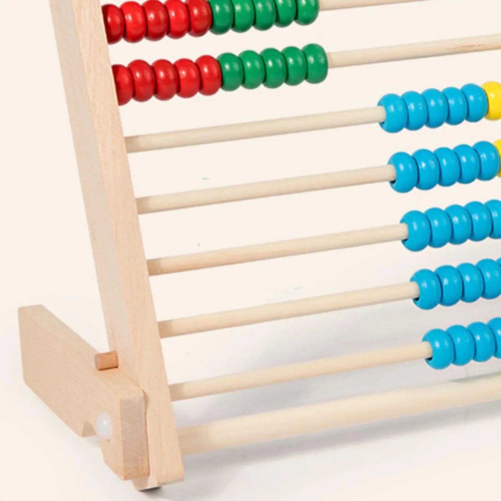 10 Row Wooden Counting Frame Abacus Addition and Subtraction for Children