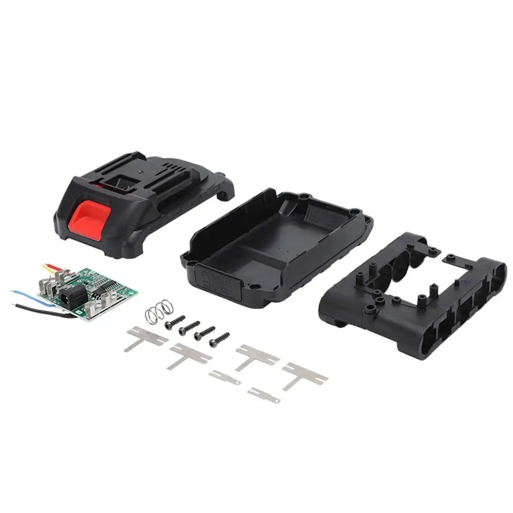 Plastic Battery Plastic Case DIY for 18650 Makita Nylon Shell Battery Board CaseElectric Drill Case Black Circuit Board