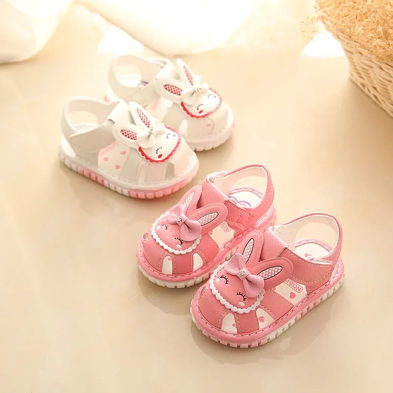 Summer baby shoes sandals princess shoes soft soled toddler girl shoes children\'s sandals embroidered baby girls shoes