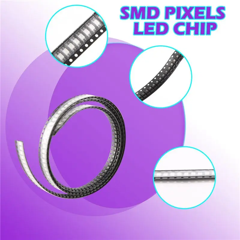 T35C 200PCS SK6812 -E RGB (Similar WS2812B) SK6812 3228 SMD Pixels LED Chip Individually Addressable Full Color DC 5V