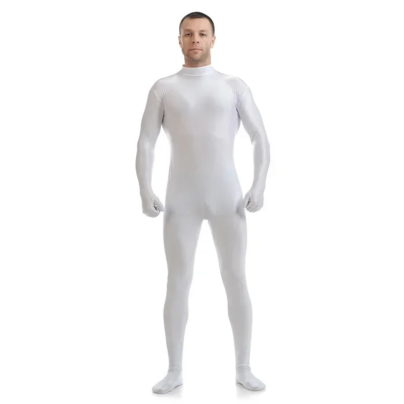 Uomo spandex Zentai seconda pelle tuta donna Zentai vestito personalizzato plus size tuta attillata costume intero costume cosplay