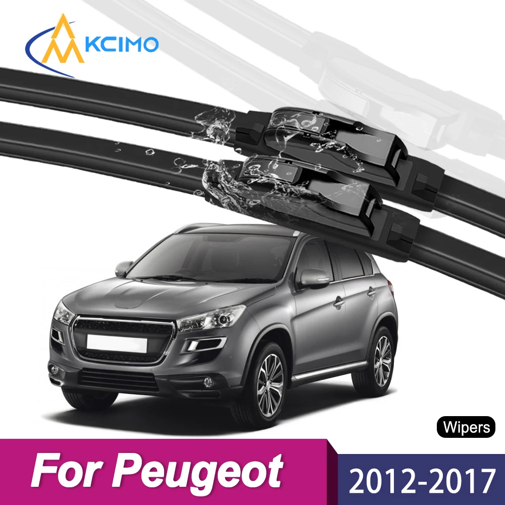 

Beam Windshield Wipers for Peugeot 4008 2012–2017, Easy Install, Quiet Streak-Free Wipers