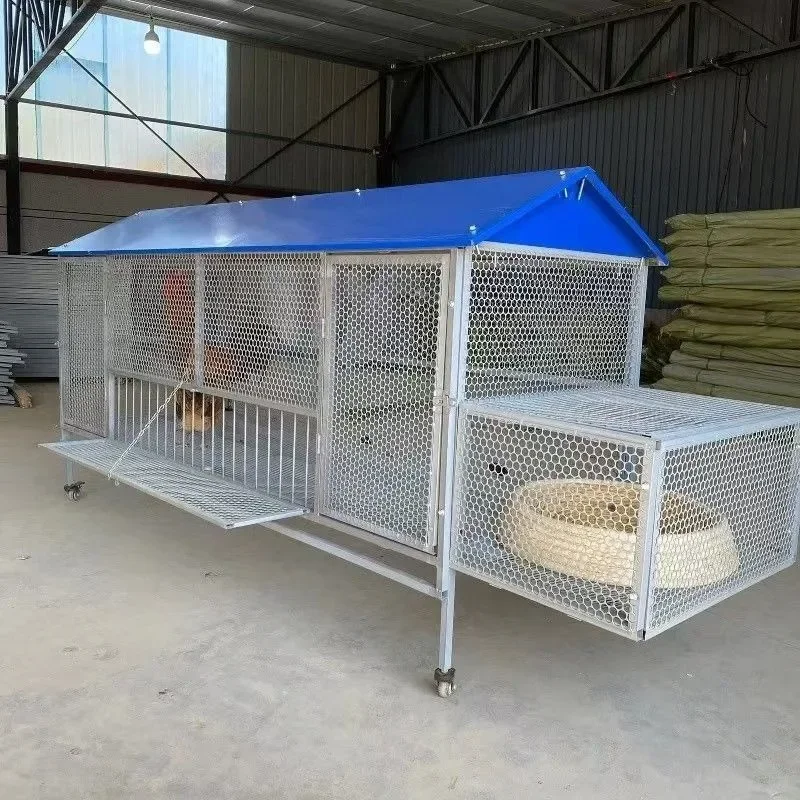 Outdoor-Zuchtkäfig für Hühner und Enten, Kaninchenkäfig, Taubenkäfig, rattensicherer Wiesel-Eierkäfig