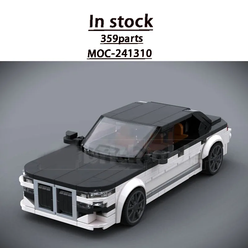 

MOC-241310 Новая модель городского спортивного суперкара из строительных блоков, 359 деталей, MOC, креативный подарок для мальчиков на день рождения или Рождество