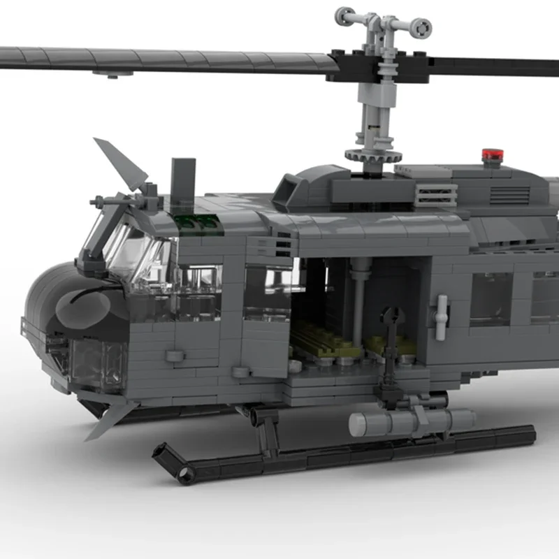 huey helicopter building bricks set medivac Attack United States army gunships Vietnam War brick set helicopter militaryChristma view 5