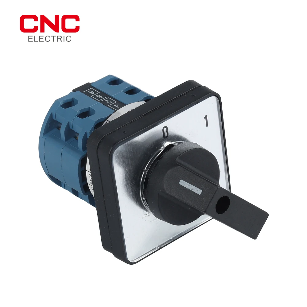 CNC LW28-20 0-1 Universal Changeover Switch 2 Position 3 Pole Rotary Switch 660V 20A Changeover Switch