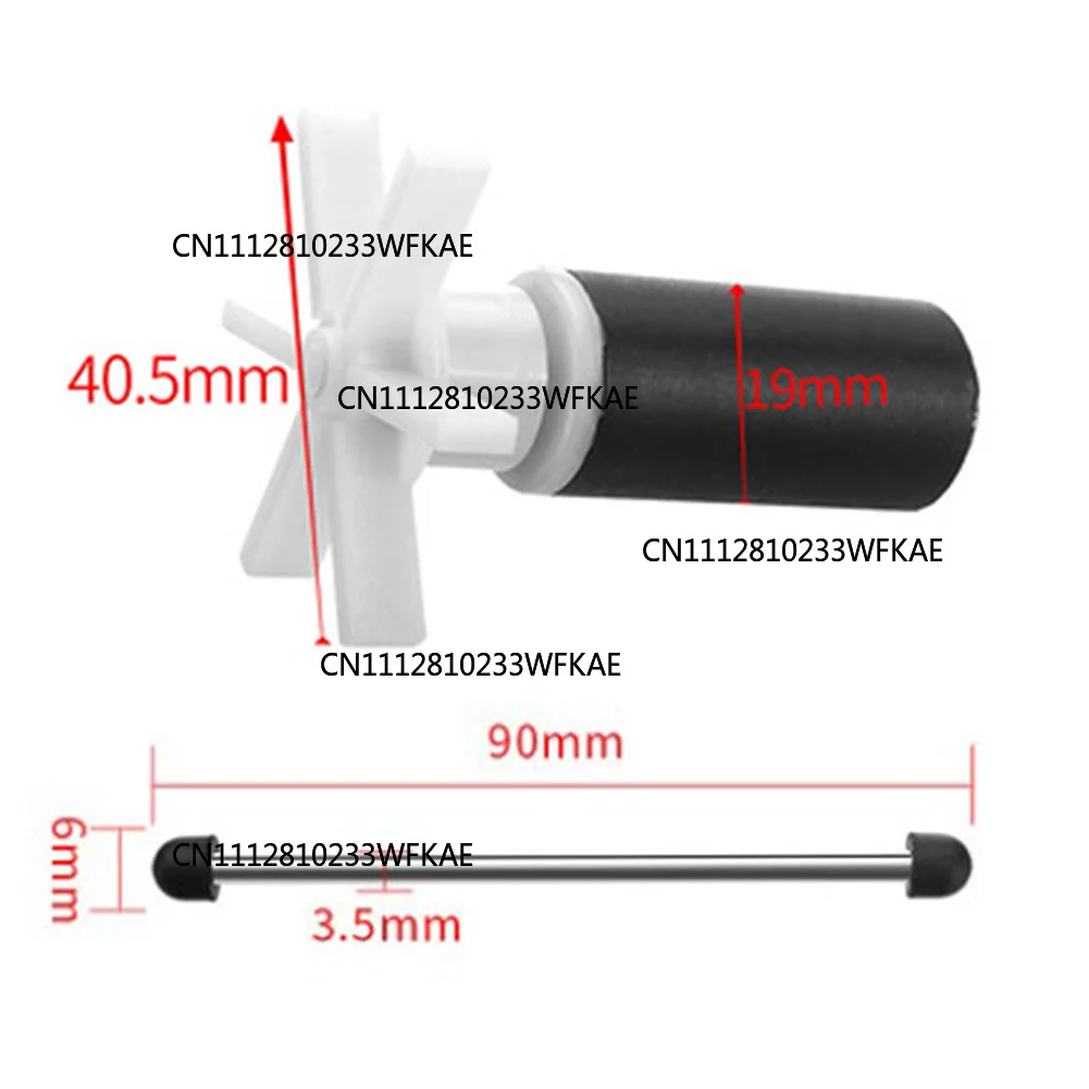 For Lay Z Spa Water Pump Impeller Silent Aquarium Garden Pool Accessories Pump Impeller With Stainless Steel Shaft