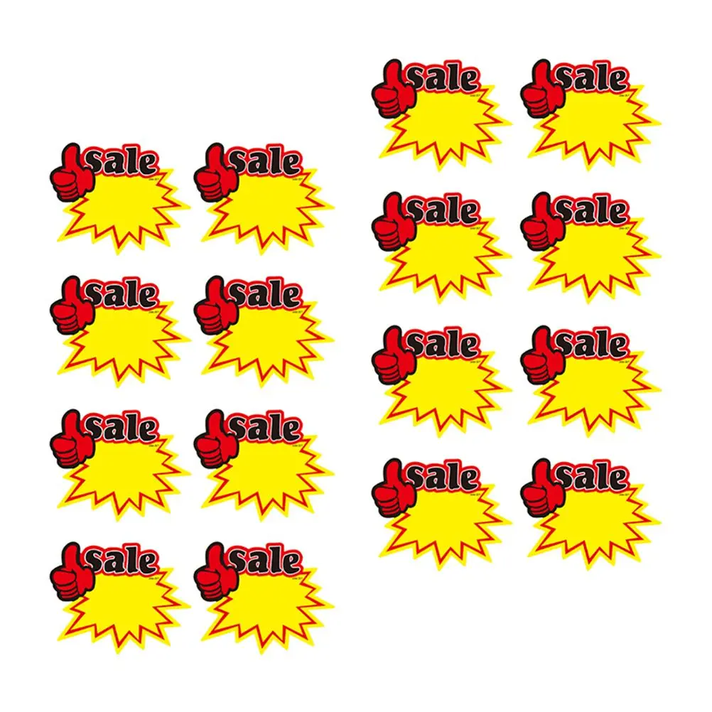 50 stuks grondstoffen prijskaartje markt tags borden reclame promotionele sticker stickers verkoop