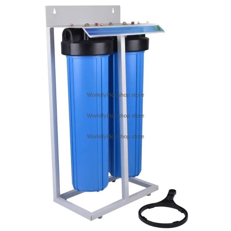Jumbo 4.5x20 Inch Blue PP Water Filter Housing 3-Stage 10 Inch Diameter for Water Purification Systems view 4
